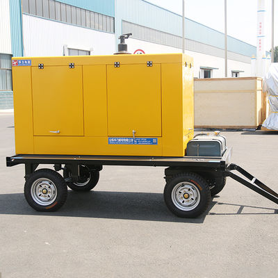Durable 200KW Trailer TypePortable Diesel Generator , Cummins 6ZTAA13-G2 Mobile Genset